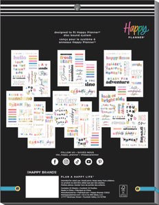 The Happy Planner Happy Brights Large Sticker Value Pack