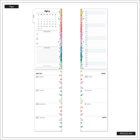 Image of The Happy Planner Happy Brights Skinny Classic 12 Month Planner