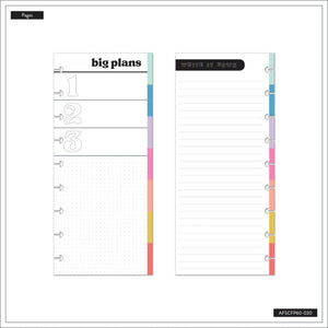 The Happy Planner Happy Brights Skinny Classic Fill Paper