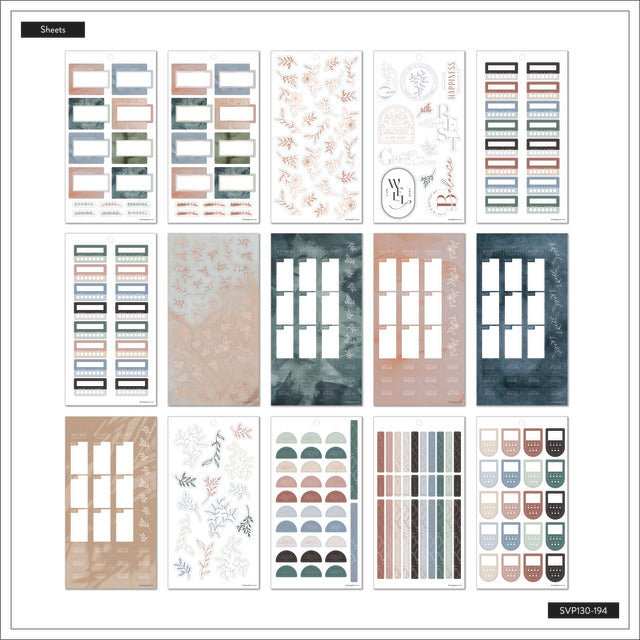 The Happy Planner Heal from Within Mini 30 Sheet Sticker Value Pack