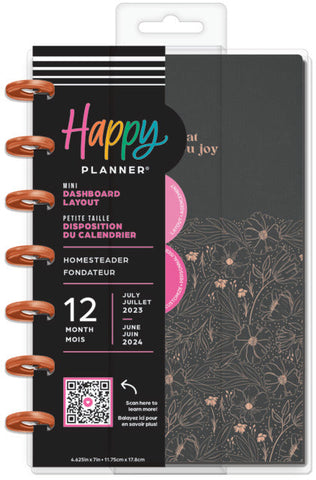 Image of The Happy Planner Homesteader Mini 12 Month Planner