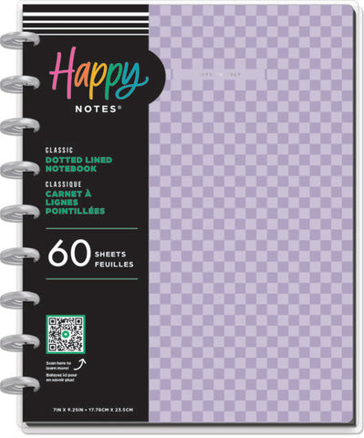 Image of Front cover of the Life Is Sweet Classic Notebook by Happy Planner