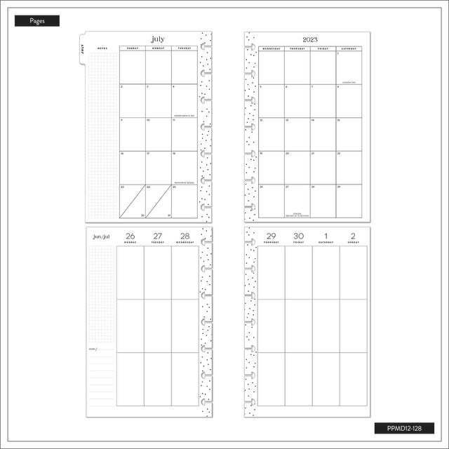 The Happy Planner Made to Bloom Mini 12 Month Planner