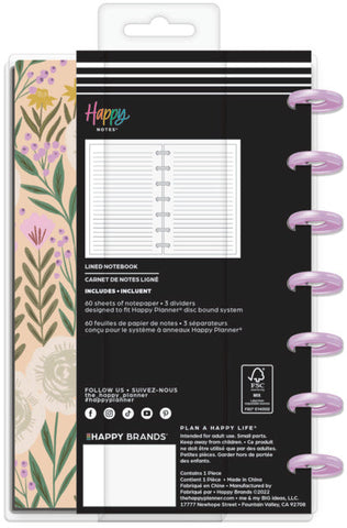 Image of The Happy Planner Made to Bloom Mini Notebook