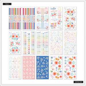 Internal View of the Mail Call Classic 30 Sheet Sticker Pack by Happy Planner