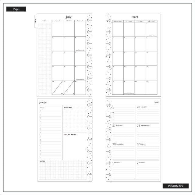 The Happy Planner Modern Months Mini 12 Month Planner