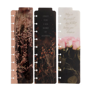 The Happy Planner Moody Florals Classic Bookmarks