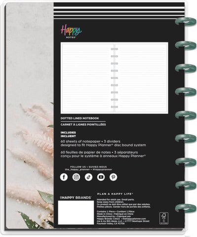 Image of The Happy Planner Moody Florals Classic Notebook