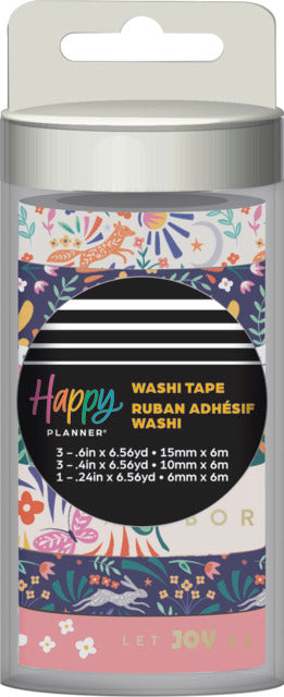The Happy Planner Nordic Brights Washi Tape