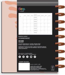 The Happy Planner Playful Abstract Classic 18 Month Planner