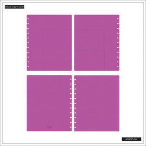 The Happy Planner Plum Big Deluxe Snap In Cover