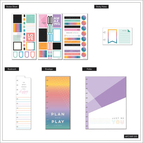 Image of The Happy Planner Rainbow Brights Classic Value Accessory Pack