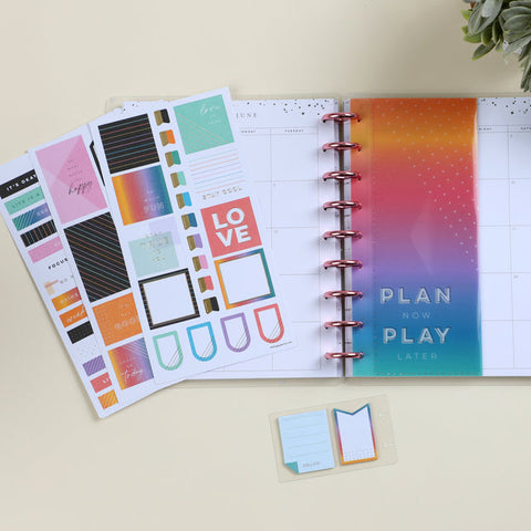 Image of The Happy Planner Rainbow Brights Classic Value Accessory Pack