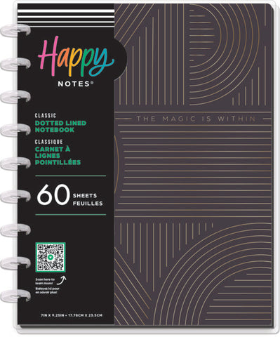 Image of Front cover of the Realign Classic Notebook by Happy Planner