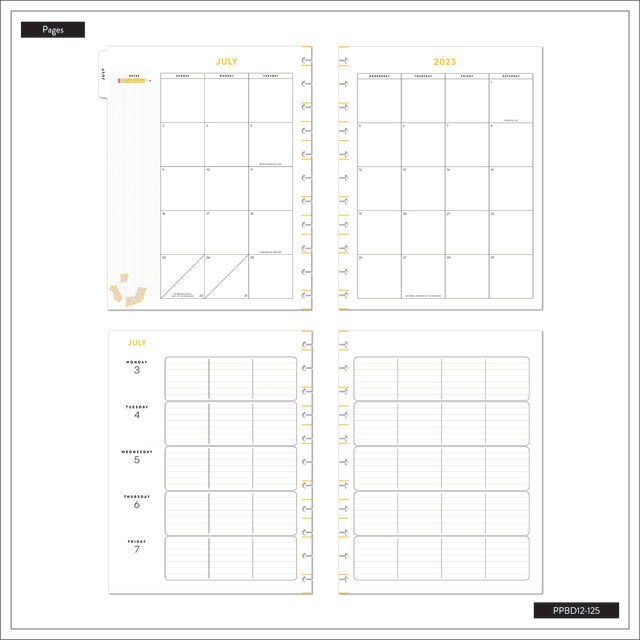 The Happy Planner Seasonal Teacher Big 12 Month Planner