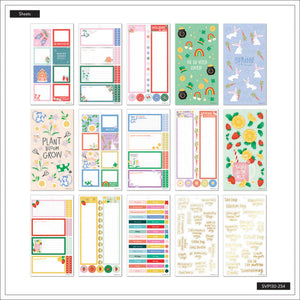 Internal View of the Seasonal Teacher Big 30 Sheet Sticker Pack by Happy Planner