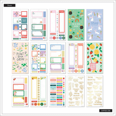 Image of Internal View 2 of the Seasonal Techer Classic 30 Sheet Sticker Pack by Happy Planner