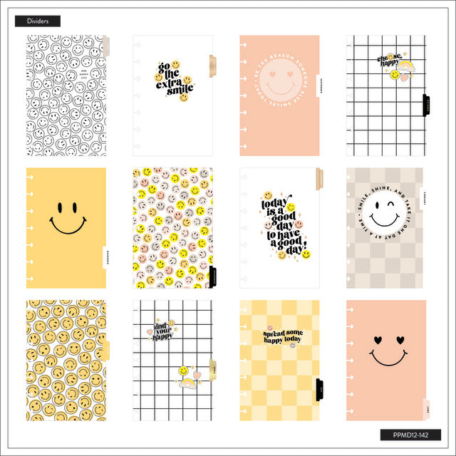 The Happy Planner Smiley Face Mini 12 Month Planner