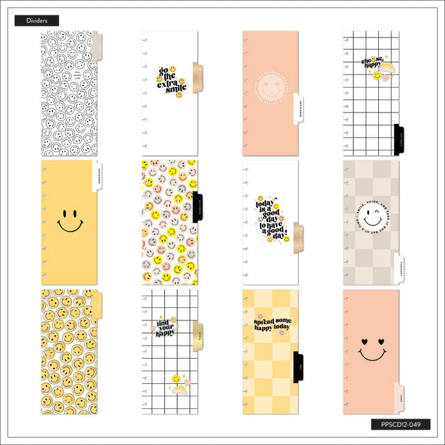 The Happy Planner Smiley Face Skinny Classic 12 Month Planner
