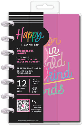 Image of The Happy Planner Spread Some Happy Mini 12 Month Planner