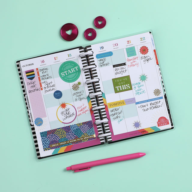 The Happy Planner Spread Some Happy Mini 12 Month Planner